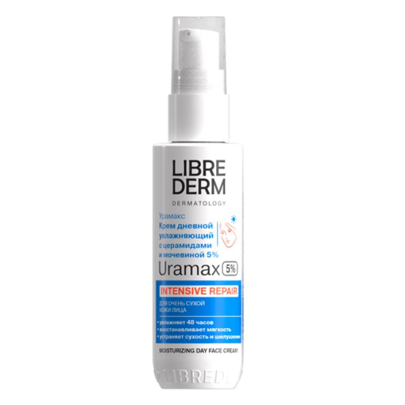 LIBREDERM URAMAX крем увлажняющий дневной для лица с церамидами и мочевиной 5% 50 мл
