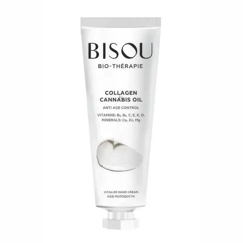 BISOU-THERAPIE Крем для рук код молодости COLLAGEN&CANNABIS OIL, 60мл