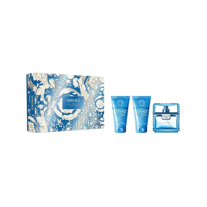 VERSACE  Man Eau Fraiche Set EDT 50ml+Sh/G 50ml+Af/Sh Balm 50ml