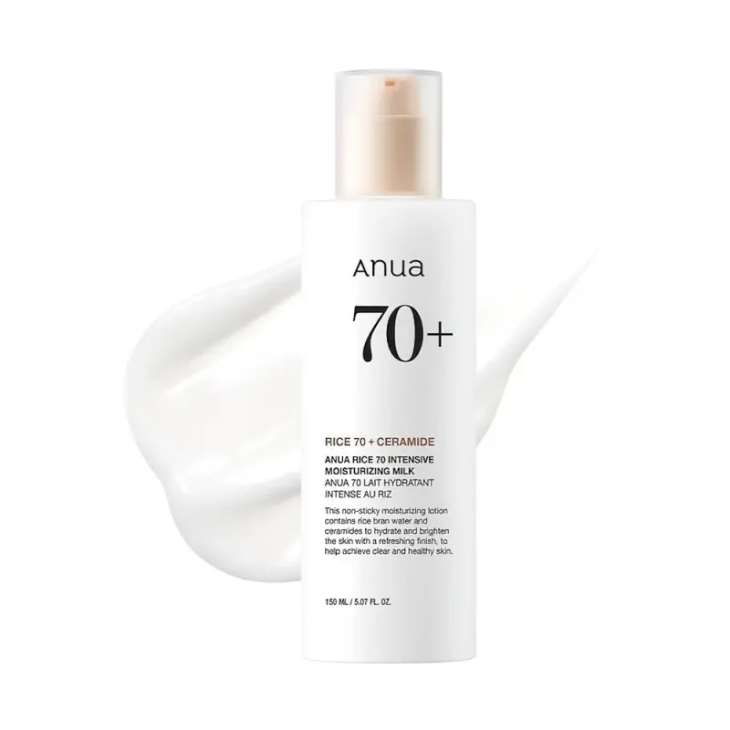ANUA RICE 70 INTENSIVE MOISTURIZING MILK Интенсивное увлажняющее молочко с 70% экстракта риса 150ml