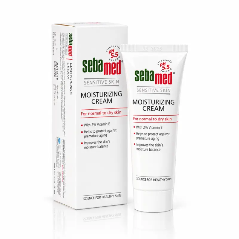 Sebamed SENSITIVE SKIN  moisturizing cream, увлажняющий крем для лица 50 ml