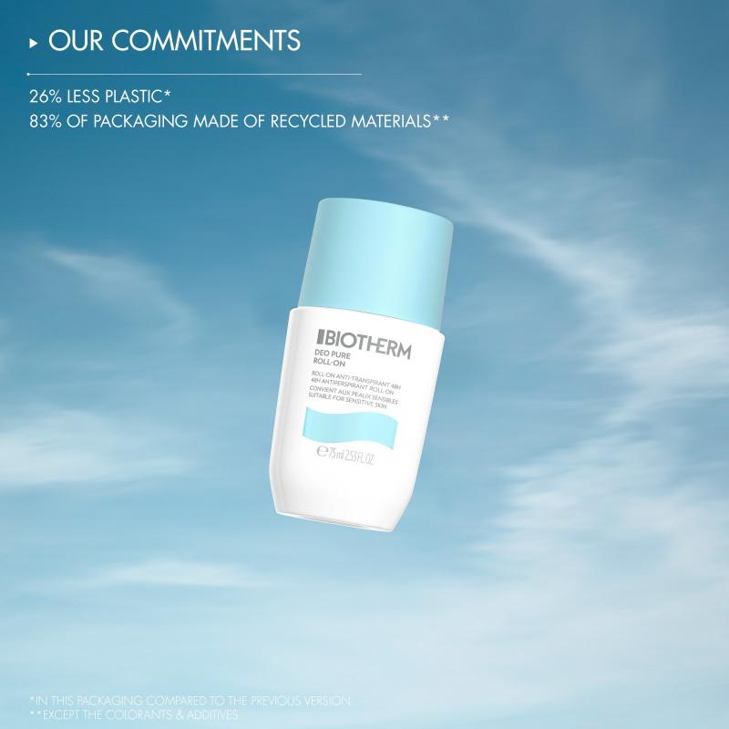 BIOTHERM BIO ДЕЗОДОРАНТ DEO PURE ROLLON 75МЛ