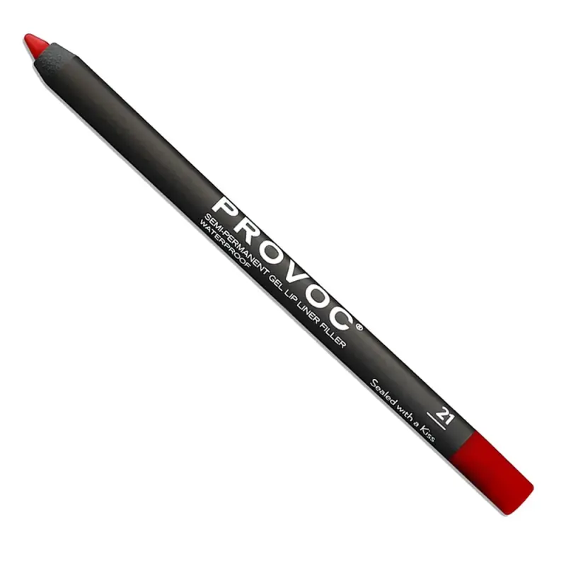 PROVOC Semi-Permanent Gel Lip Liner Filler WP 21 Sealed With A Kiss Гелевая подводка в карандаше для губ LPL21