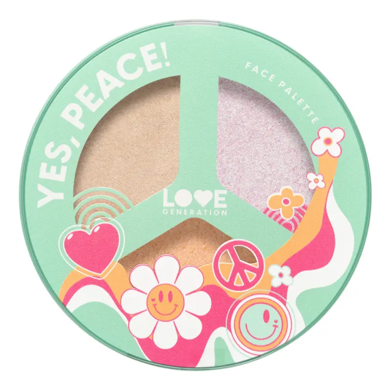 Love Generation Палетка для лица / Face Palette Yes, Peace! тон 04 9,6 г
