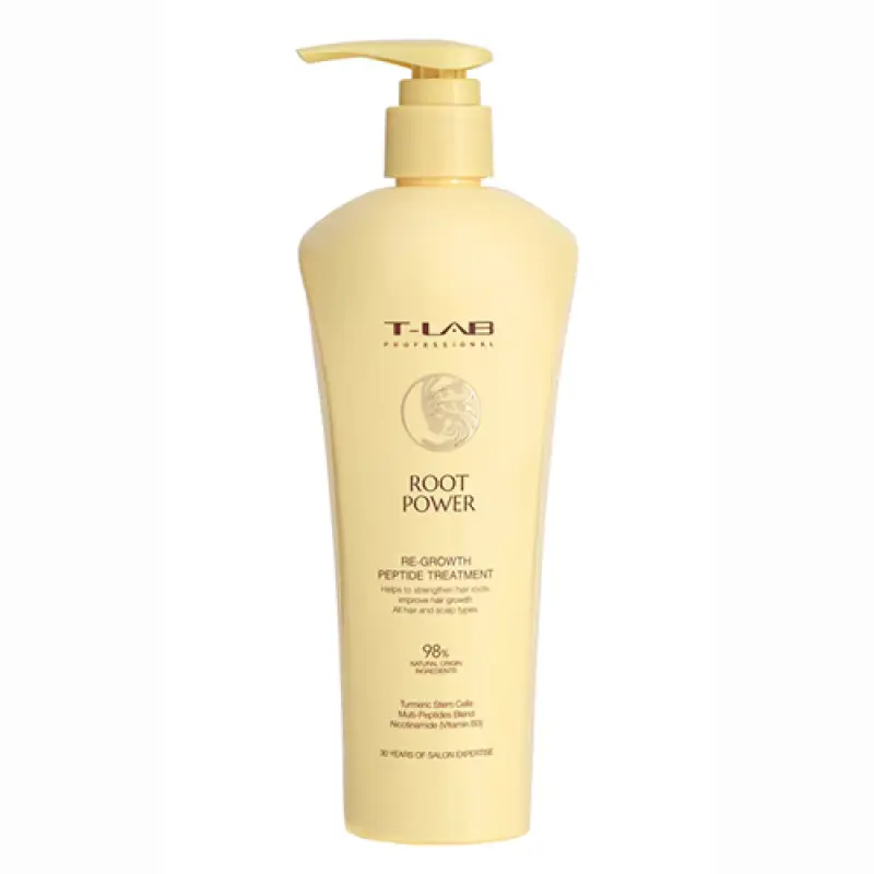 T-LAB PROFESSIONAL, ROOT POWER, маска-кондиционер с пептидами, способствующими росту волос, 300 мл