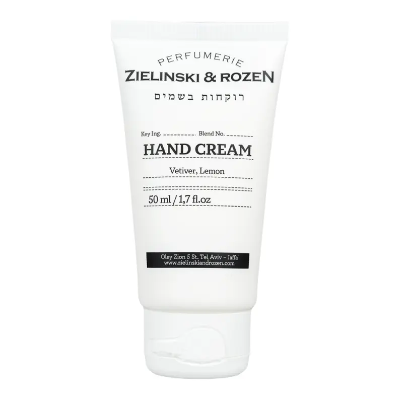 Zielinski & Rozen  Hand cream Vetiver, Lemon, Bergamot  Крем для рук Ветивер, Лимон, Бергамот 50мл