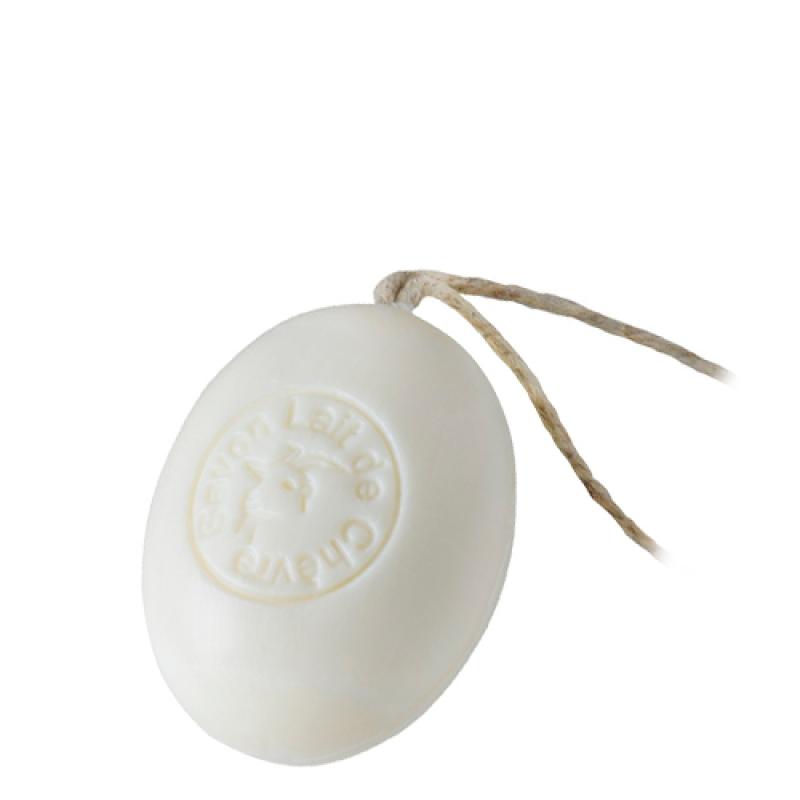 GOAT MILK, with grape seed oil Oval 200g Мыло на веревке Козье молоко, с маслом виноградных косточек