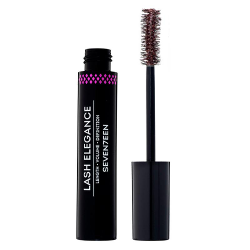 Seventeen Тушь с эффектом накладных ресниц. Длина, объем, разделение т.02 Lash elegance, кофе