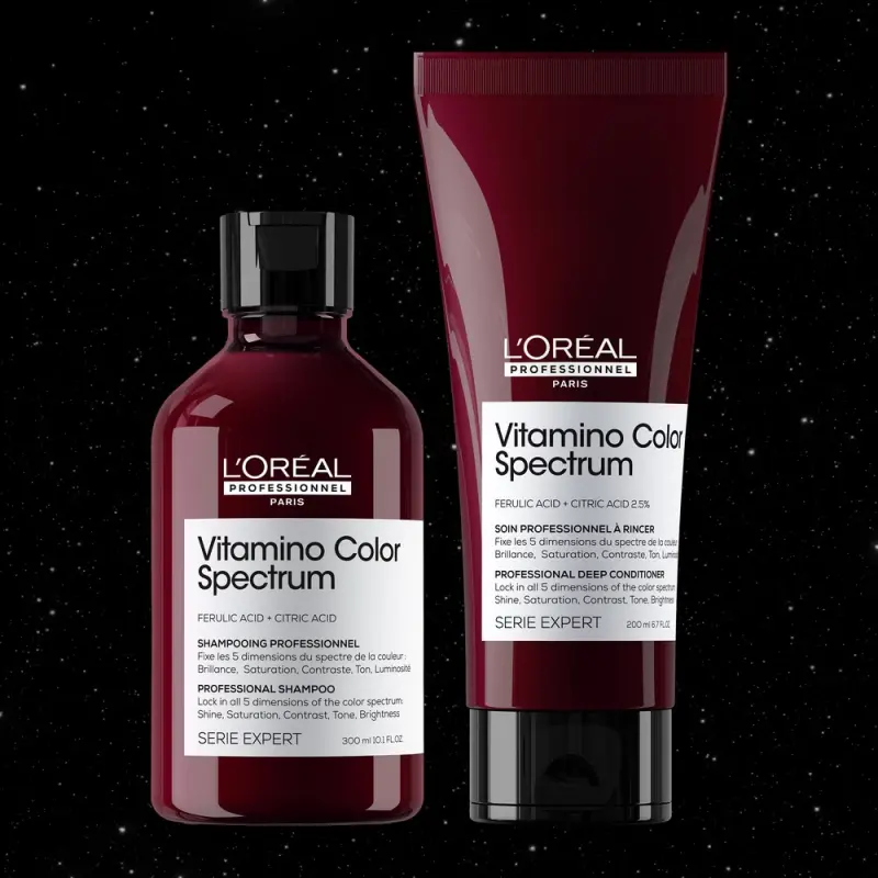 L'Oreal Professionne Vitamino Color Spectrum Набор 2 продукта (шампунь, смываемый уход)