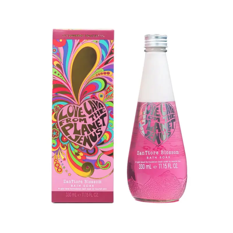 SOMERSET Love Lava 330ml Zantore Bath Oil (White Jasmine)  Love Lava 330мл Масло для ванны Zantore (белый жасмин)