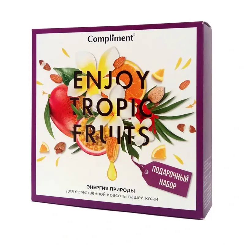 Compliment ENJOY TROPIC FRUITS ПН №1400 (гель для душа 200мл + гоммаж для лица 80мл)