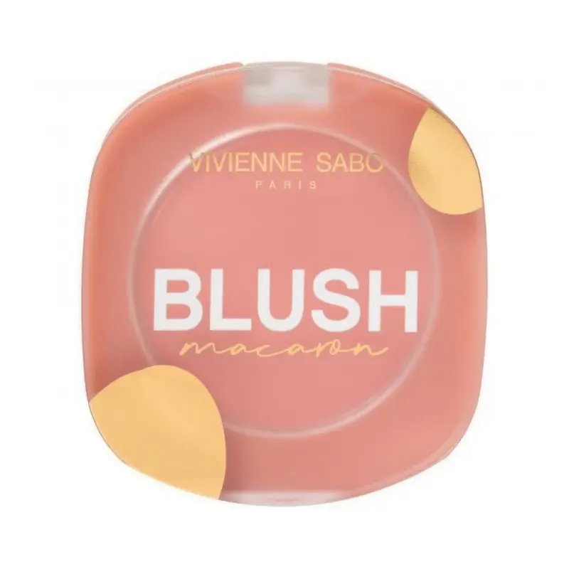 Vivienne Sabo Матовые румяна для лица Blush visage mat “Macaron”, тон: 01 4,1 г