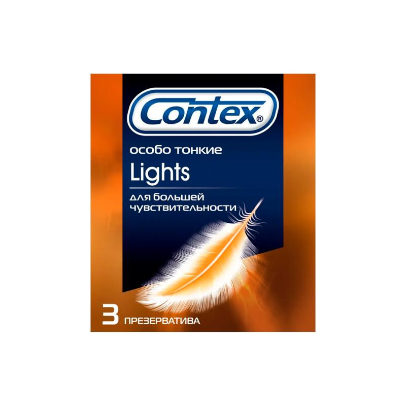 Contex презервативы Lights тонкие, 3 шт