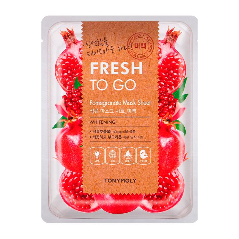 Tony Moly Маска для лица FRESH TO GO POMEGRANATE MASK SHEET