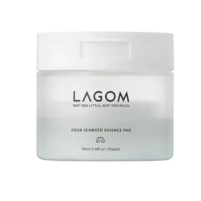 LAGOM AQUA SEAWEED ESSENCE PAD Пэды для лица 70 шт