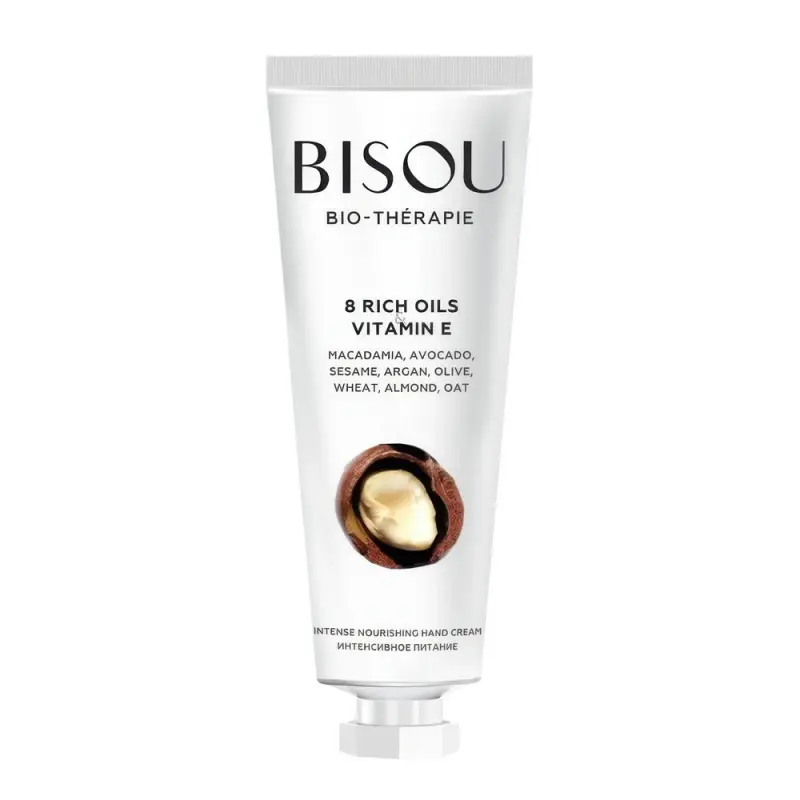 BISOU-THERAPIE Крем для рук интенсивное питание 8RICH OILS&VITAMIN E, 60мл