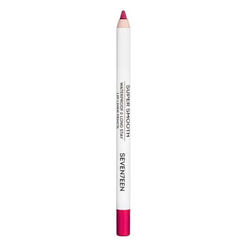 Seventeen Карандаш д/губ т.09 водостойкий с витамином Е Super Smooth W/P Lip Liner Фуксия