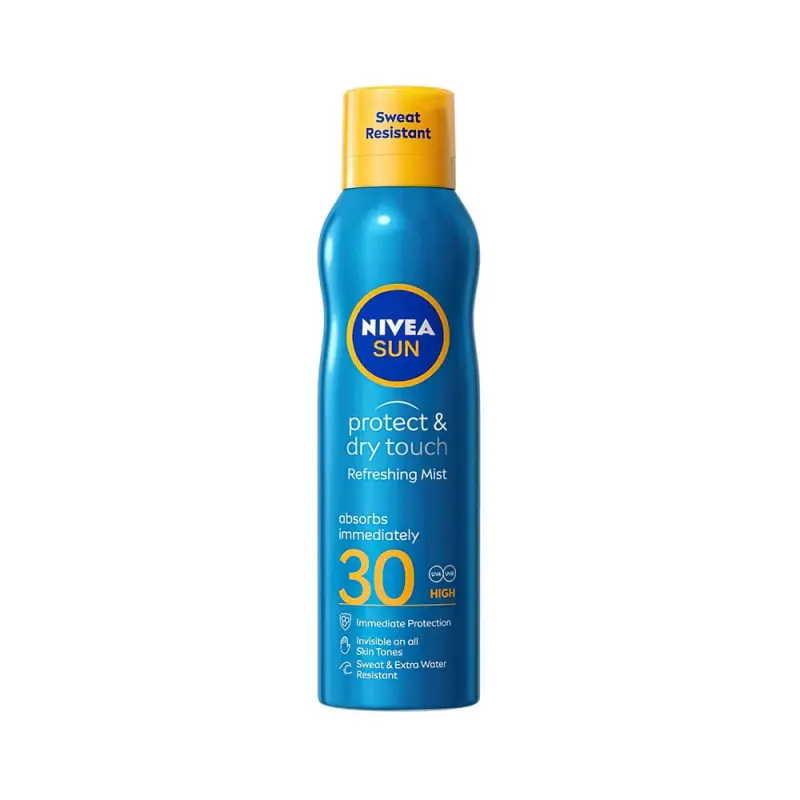 Nivea Солнцезащитный сухой спрей Защита и Легкость SPF30 200 ml