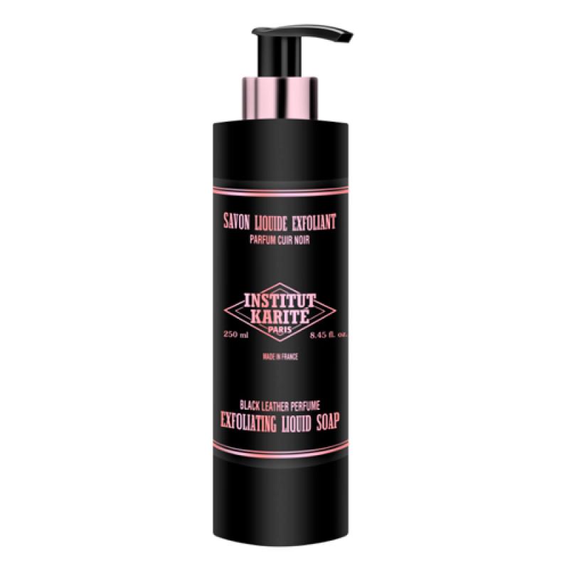 Black Leather Exfoliating Liquid Soap Жидкое мыло для отшелушивания Черная кожа 250 мл