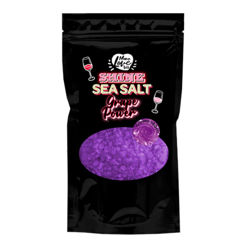 MonoLove Соль-шиммер для ванны Grape Power с ароматом винограда, 250 г