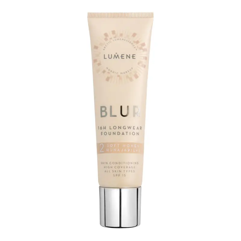 LUMENE BLUR 16H LW FOUNDAT Тональная основа №2 SPF15 30ML