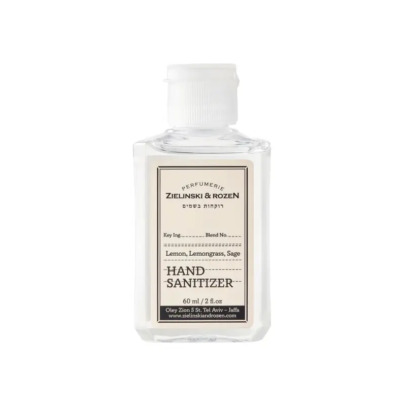 Zielinski & Rozen Sanitizer Hand gel Lemon, Lemongrass & Sage  Санитайзер Гель для рук Лимон, Лемонграсс, Шалфей 60мл