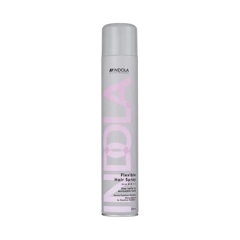 INDOLA Flexible hair Spray Эластичный лак для волос 500мл