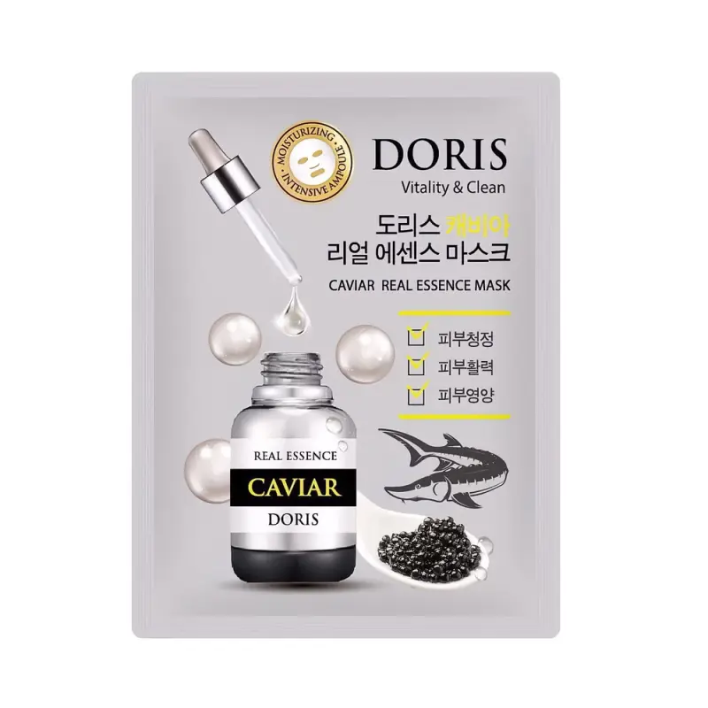 JiGOTT DORIS Тканевая маска CAVIAR REAL ESSENCE MASK