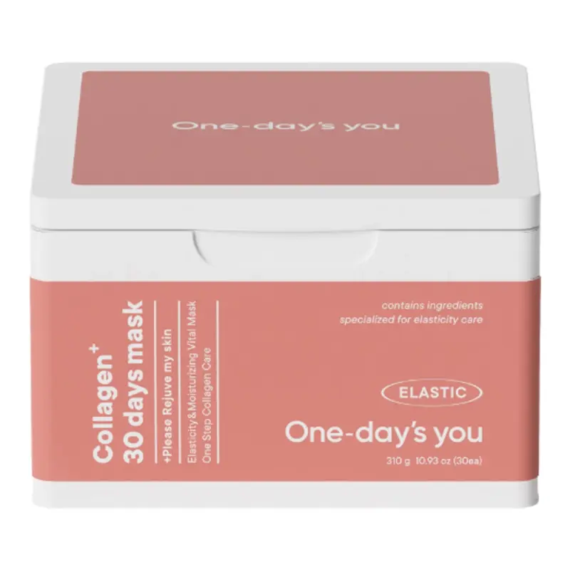 ONE DAYS YOU COLLAGEN 30 DAYS MASK Набор укрепляющих тканевых масок с коллагеном 30 шт