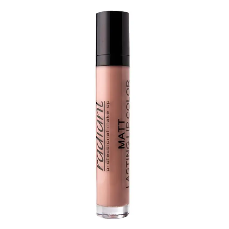 RADIANT MATT LASTING LIP COLOR SPF 15 No 43 Жидкая стойкая матовая помада для губ Matt Lasting Lip Color SPF 15, т. 43 светлый беж