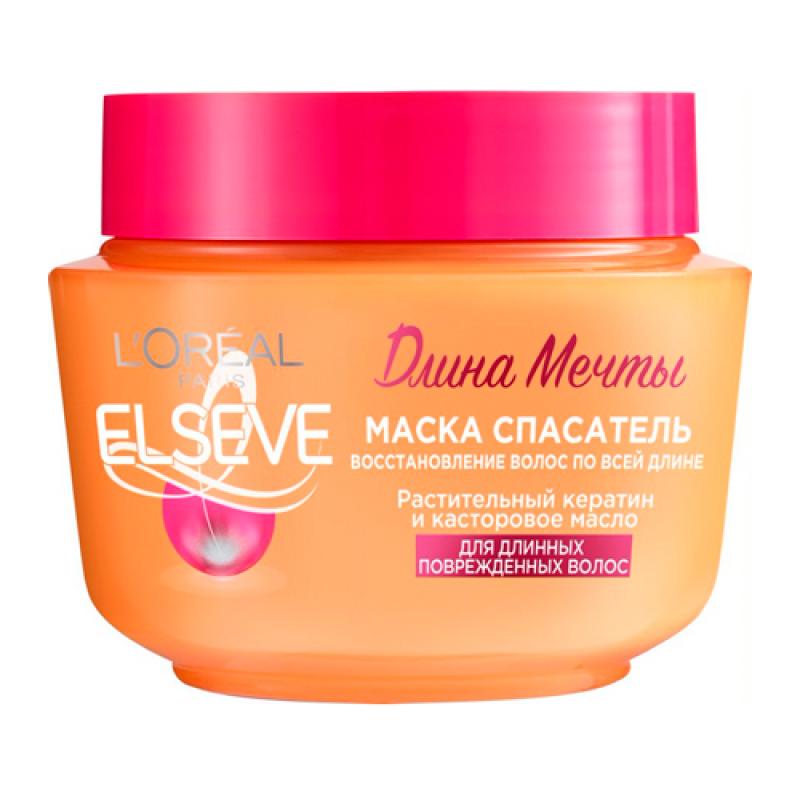 L'oreal ELSEVE Длина Мечты Маска д дл-х пов-х волос, с кератином, 300 мл