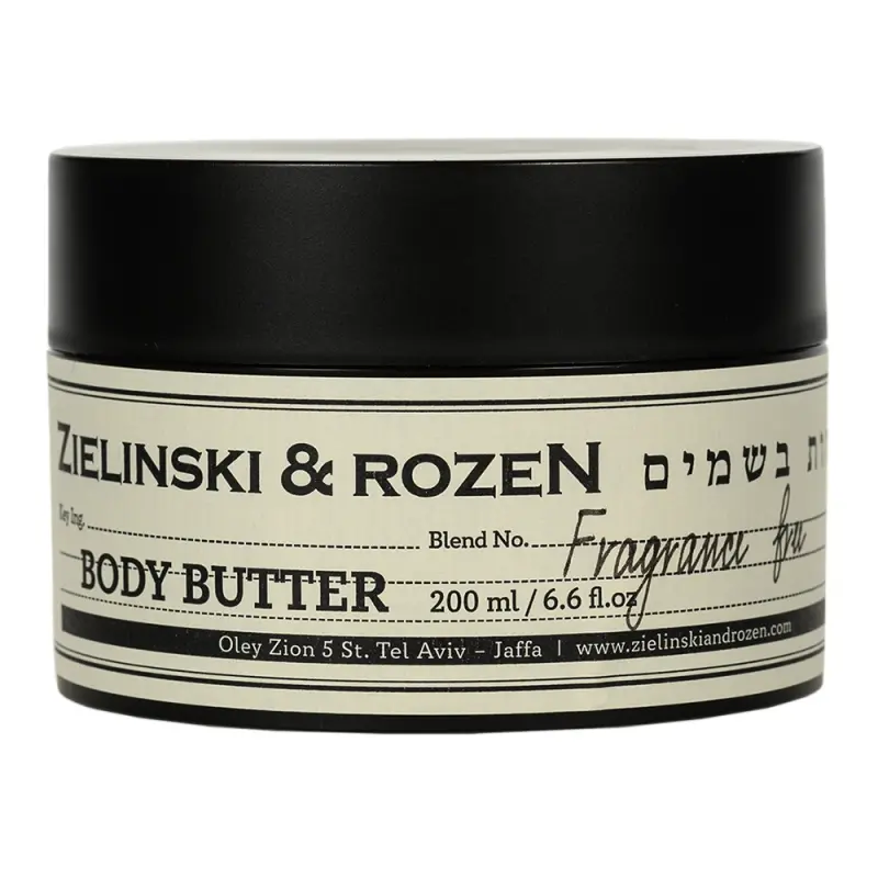 Zielinski & Rozen Крем масло для тела без аромата (200мл) / Body butter Fragrance Free (200 ml)