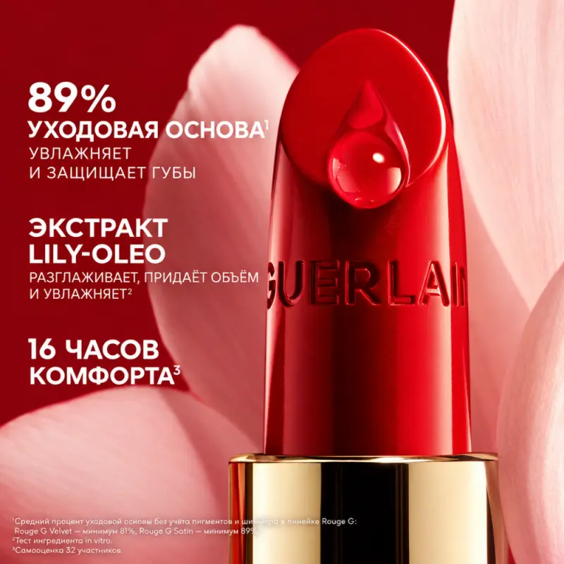 Guerlain RG SATIN LIPS REFILL 345 RED SPR Y26   Губная помада ROUGE G с сатиновым финишем (сменный блок)