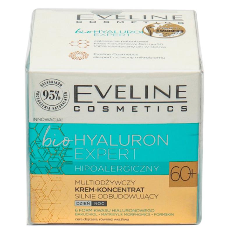 Eveline BIO HYALURON 4D Инт-й лиф. Крем-концентрат дневной + ночной крем SPF 8 50 мл 60 +