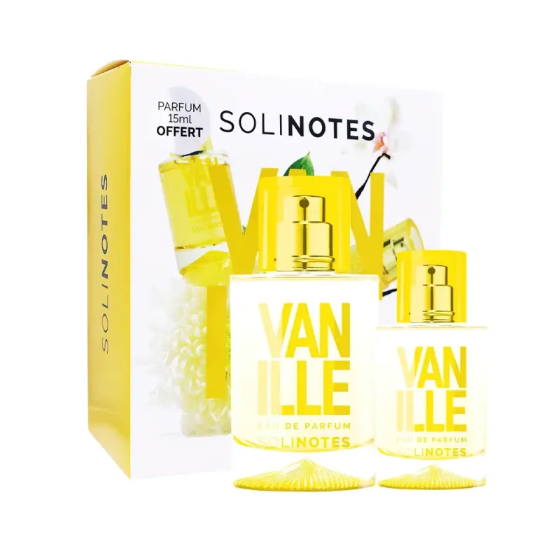 SOLINOTES Giftset VANILLE: EDP Spray 50ml + EDP Spray 15ml