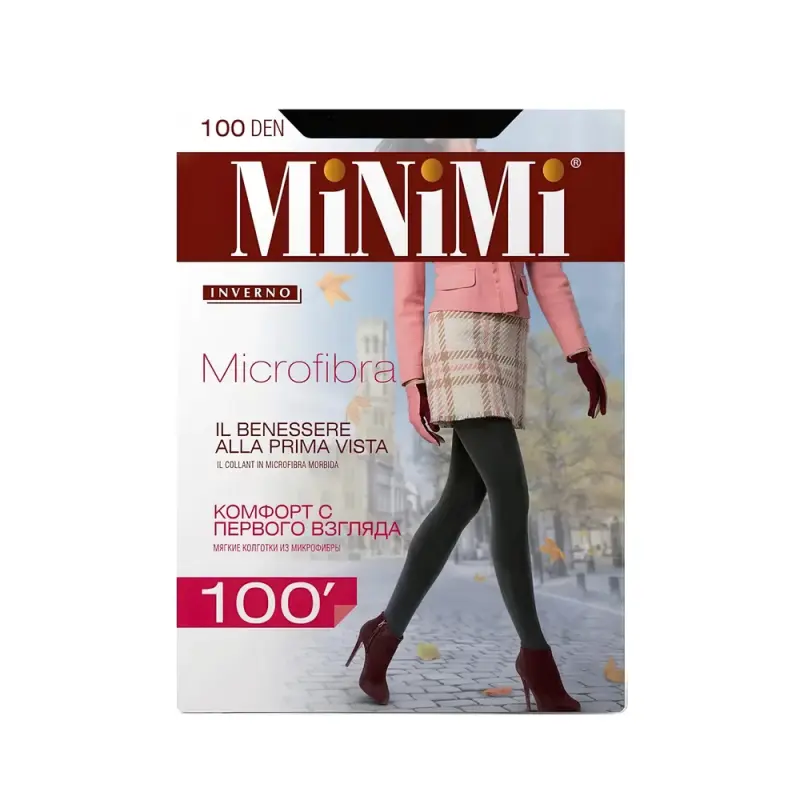 Колготки жен. MNM MICROFIBRA 100 Mini MICROFIBRA 100 Nero 4