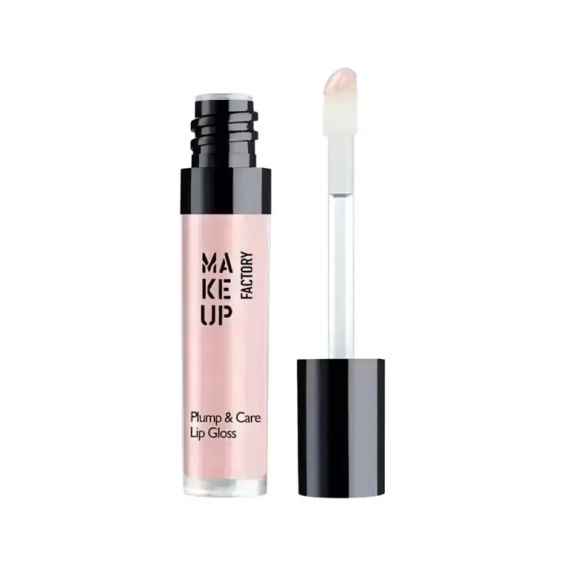 Make Up Factory PLUMP & CARE GLOSS shade 10 Sugar Syrup Блеск для губ PLUMP & CARE GLOSS тон 10 Сладкий сироп