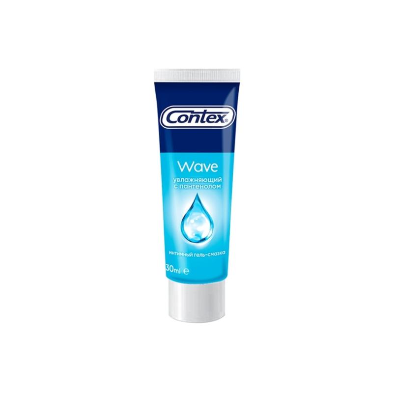 Contex гель-смазка для интимного применения Wave (с увлажняющим пантенолом), 30 мл