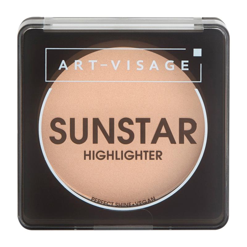 Art Visage Хайлайтер пудровый SUNSTAR 101 white gold