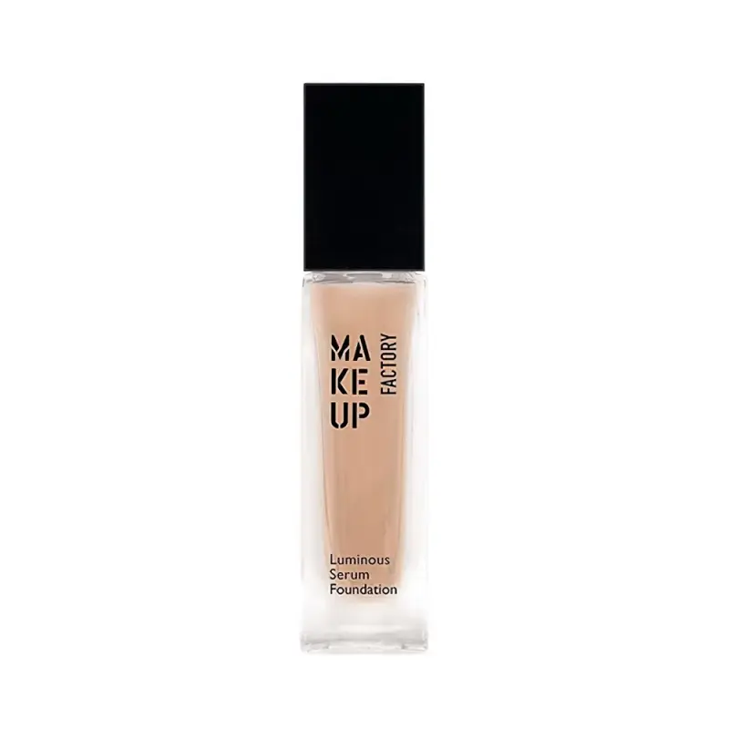 Make up Factory Сыворотка-основа с эффектом сияния Luminous Serum Foundation тон 15 Светлый беж