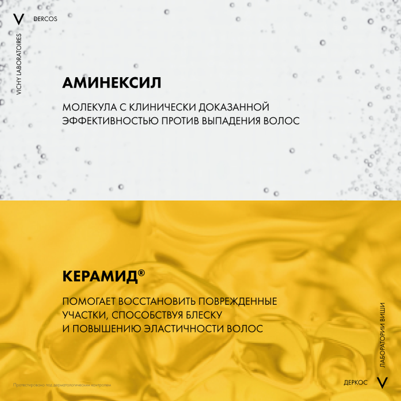 VICHY DERCOS ENERGY + Укрепляющий кондиционер против выпадения волос, 200 мл