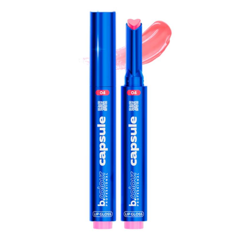 7DAYS B.COLOUR PRO CAPSULE Блеск для губ автоматический / 04 Raver, 1,2 г