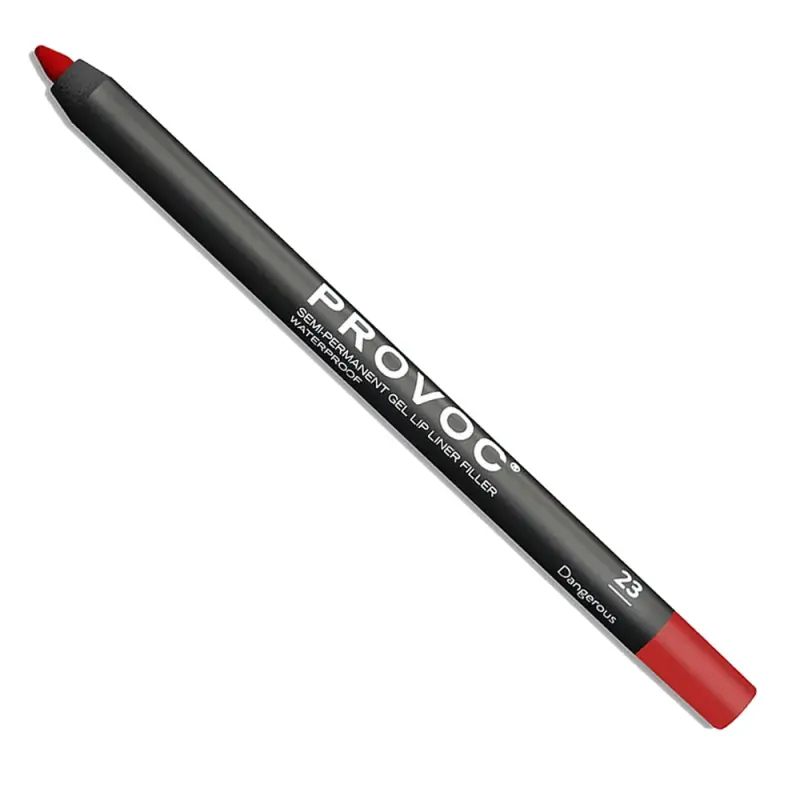 PROVOC Semi-Permanent Gel Lip Liner Filler WP 23 Dangerous Гелевая подводка в карандаше для губ LPL23