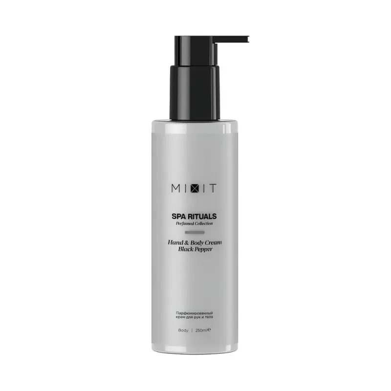 MIXIT Парфюмированный крем для рук и тела с ароматом черного перца Spa Rituals Hand & Body Cream Black Pepper 250мл