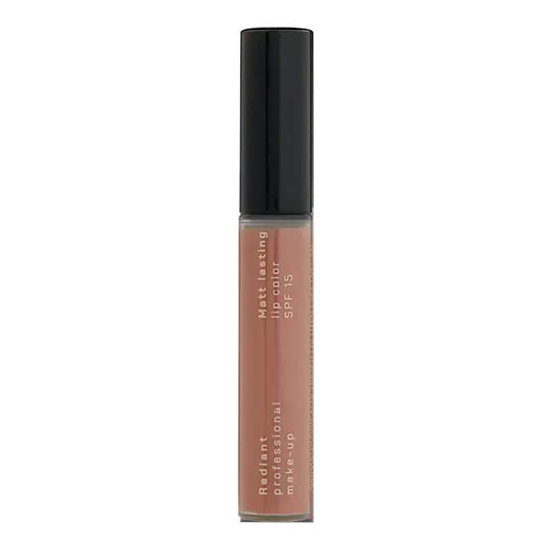 RADIANT MATT LASTING LIP COLOR SPF 15 No 60 Жидкая стойкая матовая помада для губ Matt Lasting Lip Color SPF 15, т. 60 темный розово-беж