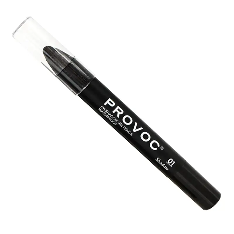 PROVOC Eyeshadow Pencil 01 Shadow Тени карандаш для век водостойкий EYS01