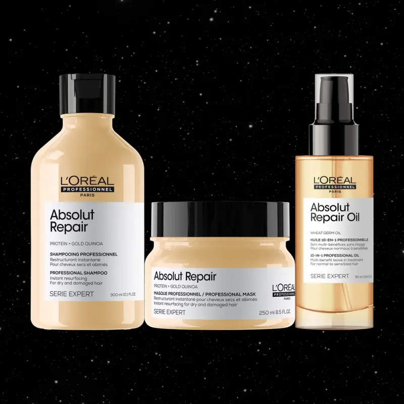 L'Oreal Professionne Absolut Repair Набор 3 продукта (шампунь, маска, масло)