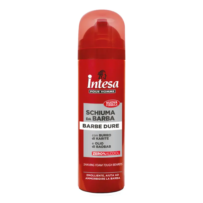 INTESA Пена для бритья  POUR HOMME SHAVING FOAM TOUGH BEARDS 300 ML