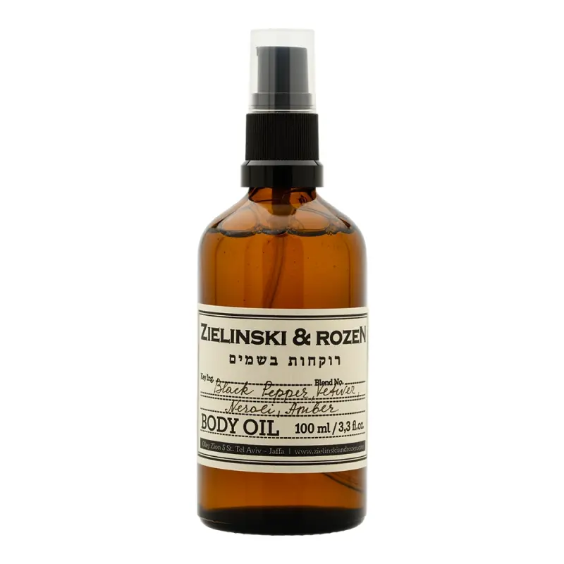Zielinski & Rozen  Body Oil Black Pepper, Amber, Neroli  Масло для тела Черный перец, Амбра, Нероли 100мл