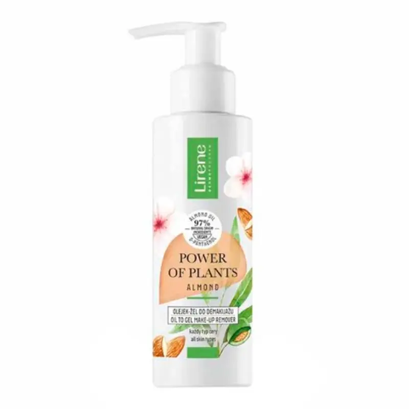 ГЕЛЬ-МАСЛО ДЛЯ СНЯТИЯ МАКИЯЖА LIRENE POWER OF PLANTS ALMOND 145МЛ